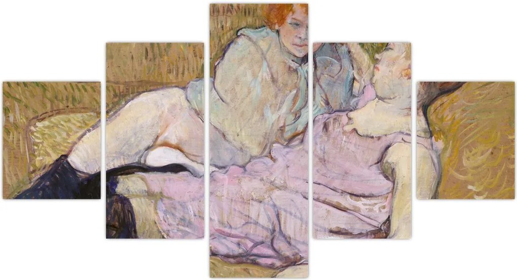 Obraz - Henri de Toulouse-Lautrec, The Sofa, reprodukcje (125x70 cm)
