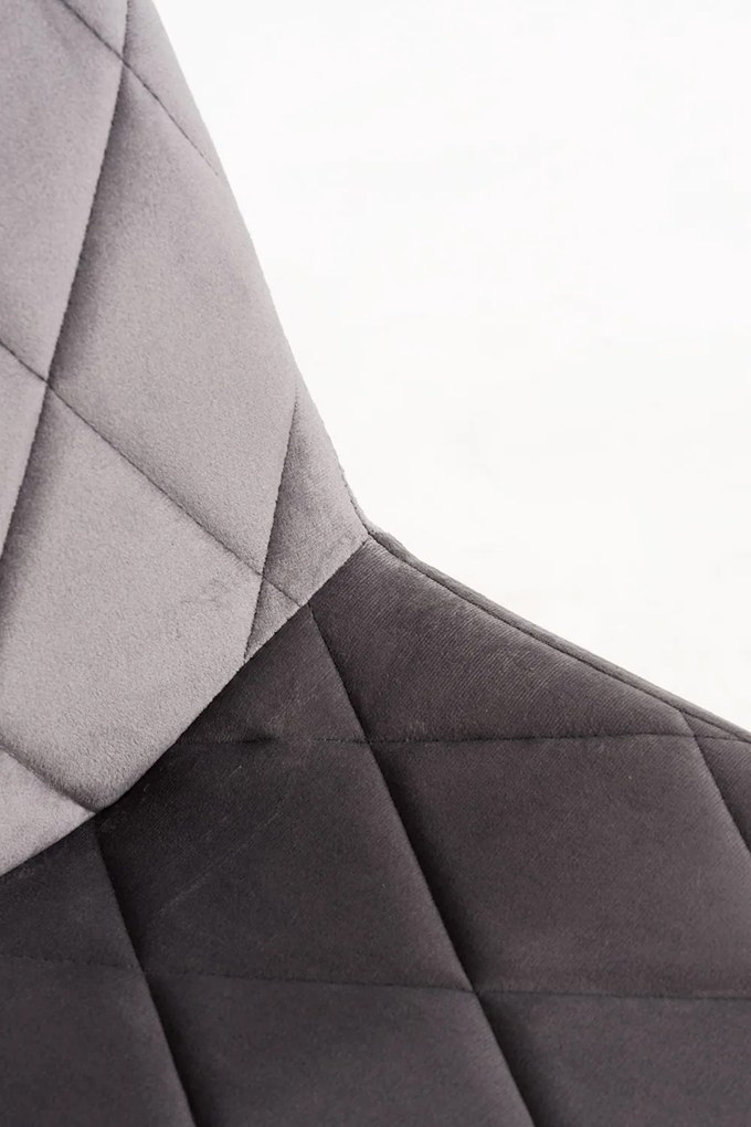 Zestaw 4 Krzese Min Aksamitne