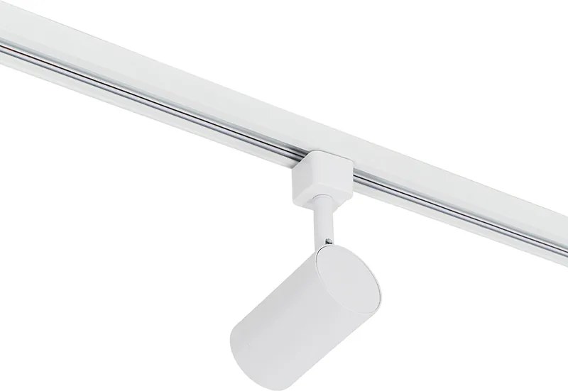 Nowoczesny system szynowy z 3 reflektorami biały 1-fazowy - Iconic Jeana