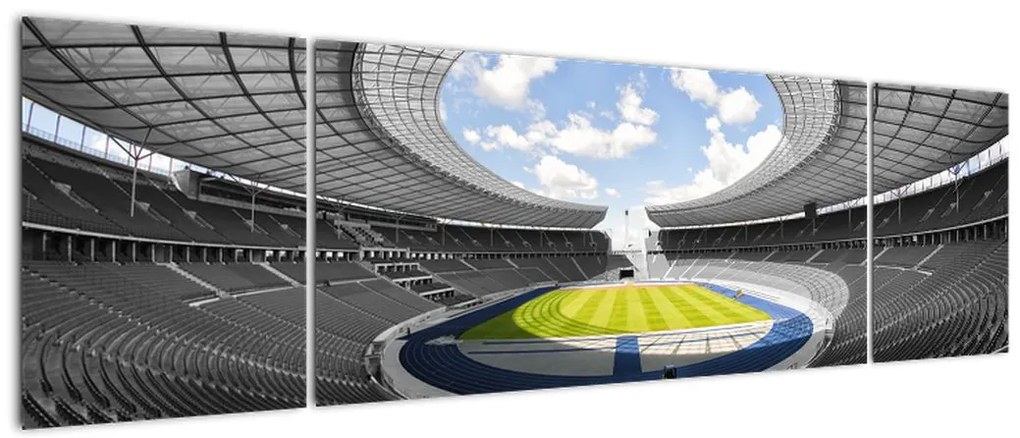 Obraz - stadion piłkarski (170x50 cm)