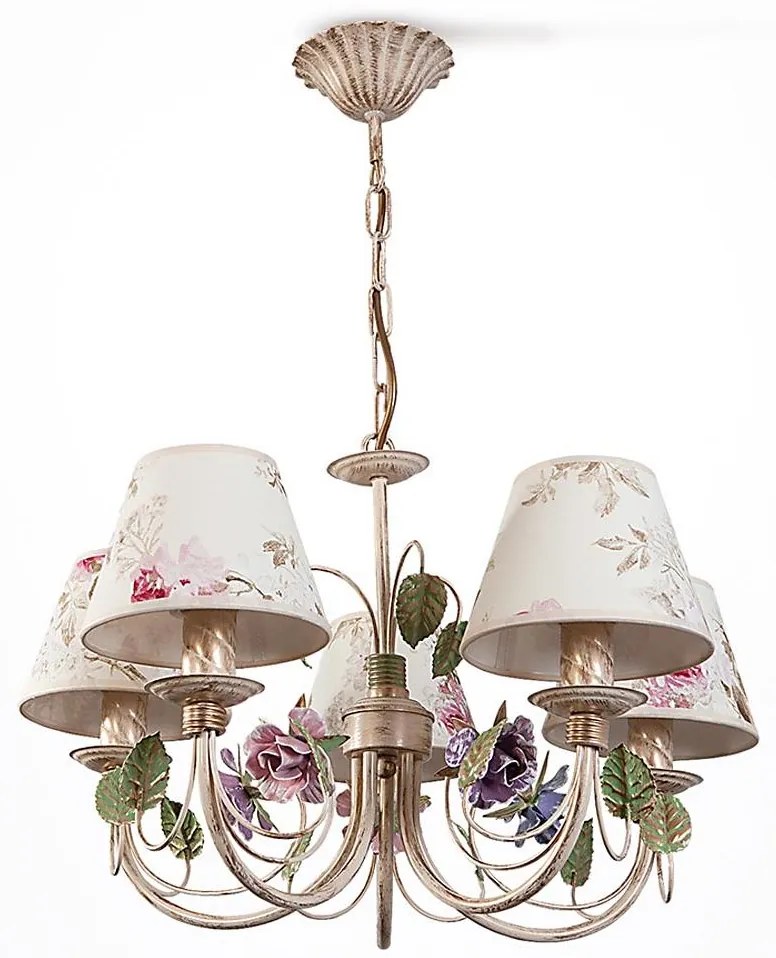 Żyrandol na łańcuchu CAMELLIA 5XE14/40W/230V 47 mm