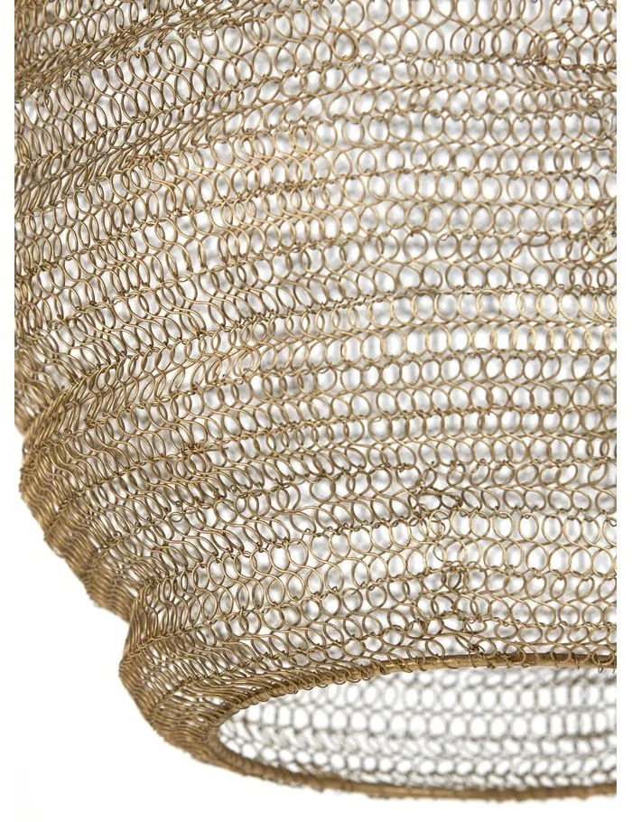 Lampa wisząca w kolorze brązu z metalowym kloszem ø 38 cm Nina – Light &amp; Living