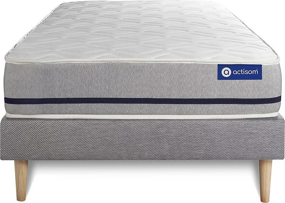 Materac Actimemo soft 90x190cm + zestaw podstawa lózka