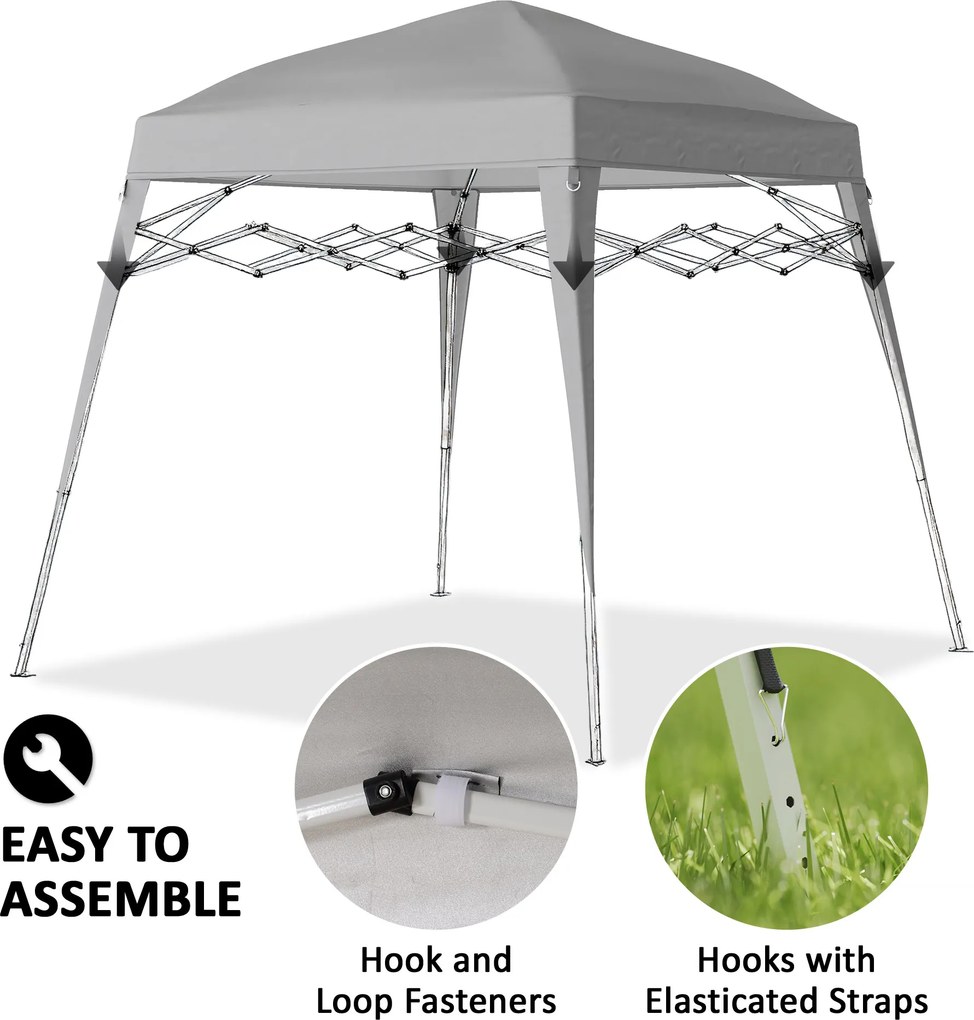 Outsunny Wymienny dach do pawilonu, pokrowiec wymienny do pawilonu ogrodowego 3 x 3 m, wymiana dachu namiotu ogrodowego, UPF50+, Tkanina Oxford, Jasnoszary