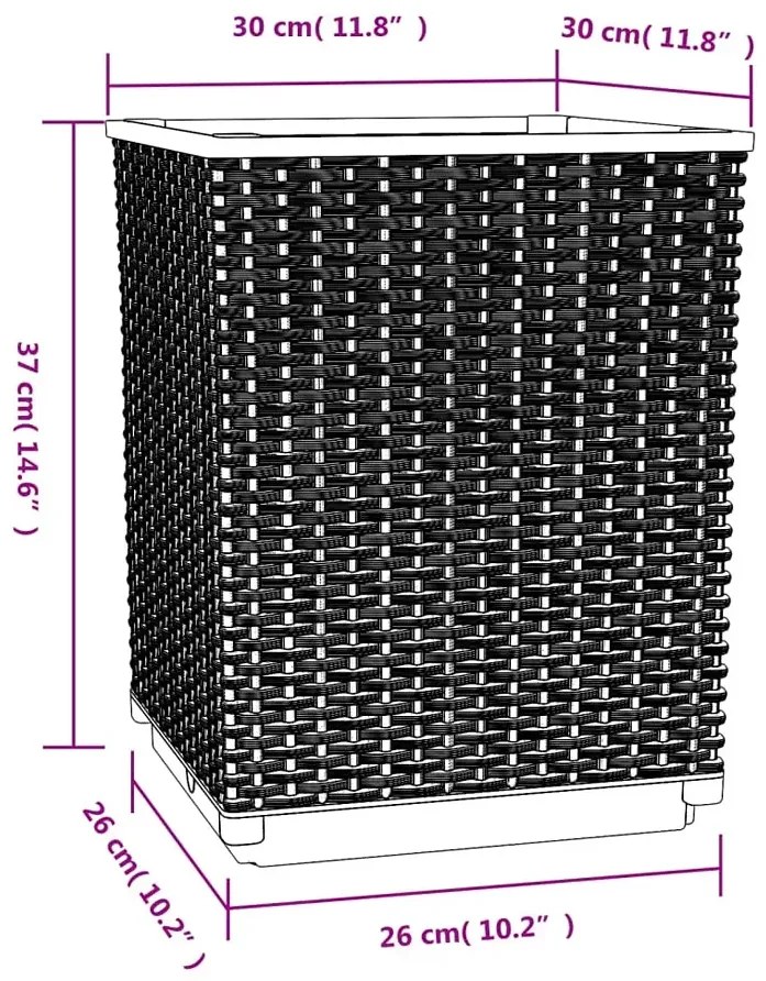 Zestaw 2 białych donic ogrodowych K9-Z16
