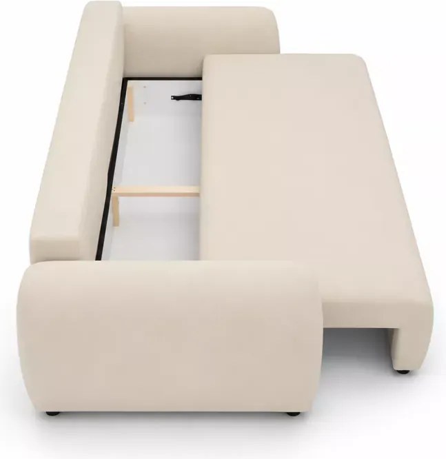 Bekas – nowoczesna sofa do salonu z funkcją spania i pojemnikiem na pościel