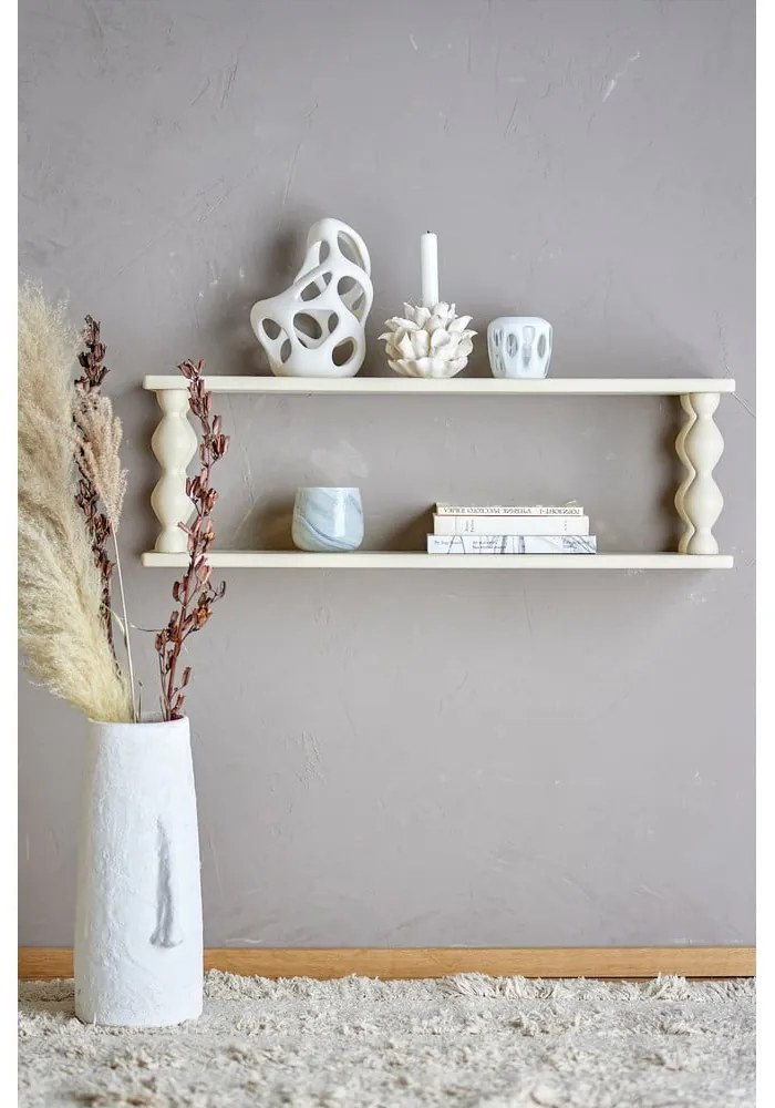 Biała wielopoziomowa półka 80 cm Salino – Bloomingville