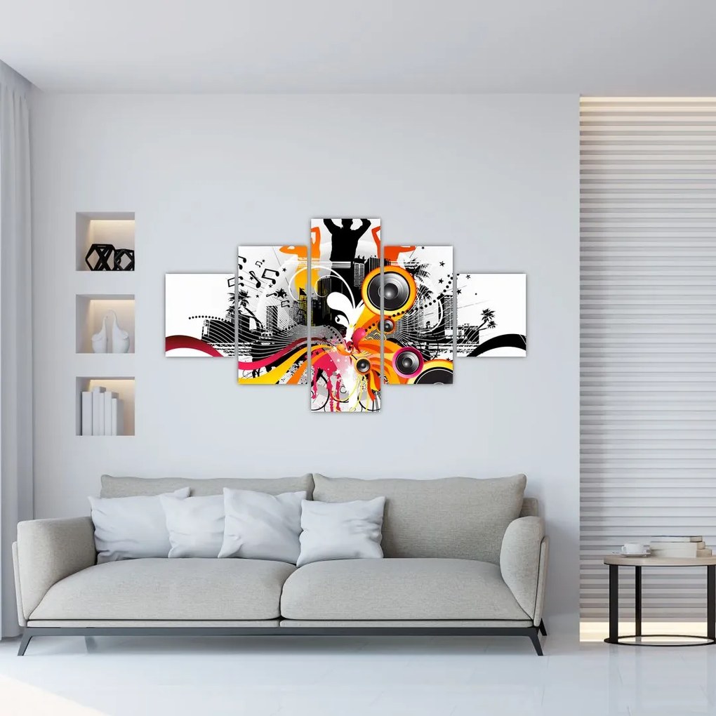 Obraz - Muzyka (125x70 cm)