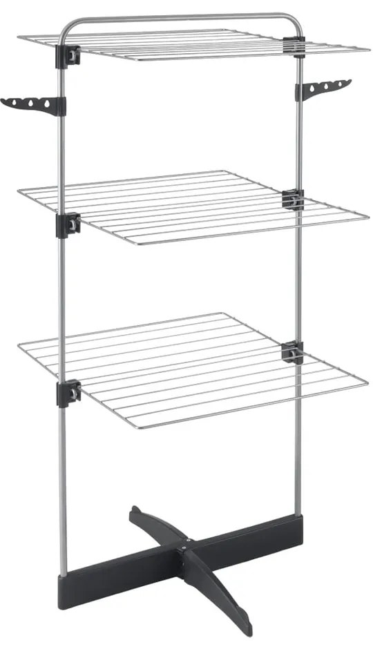 Suszarka na pranie w szaro-srebrnym kolorze 22 m Thunder – Metaltex