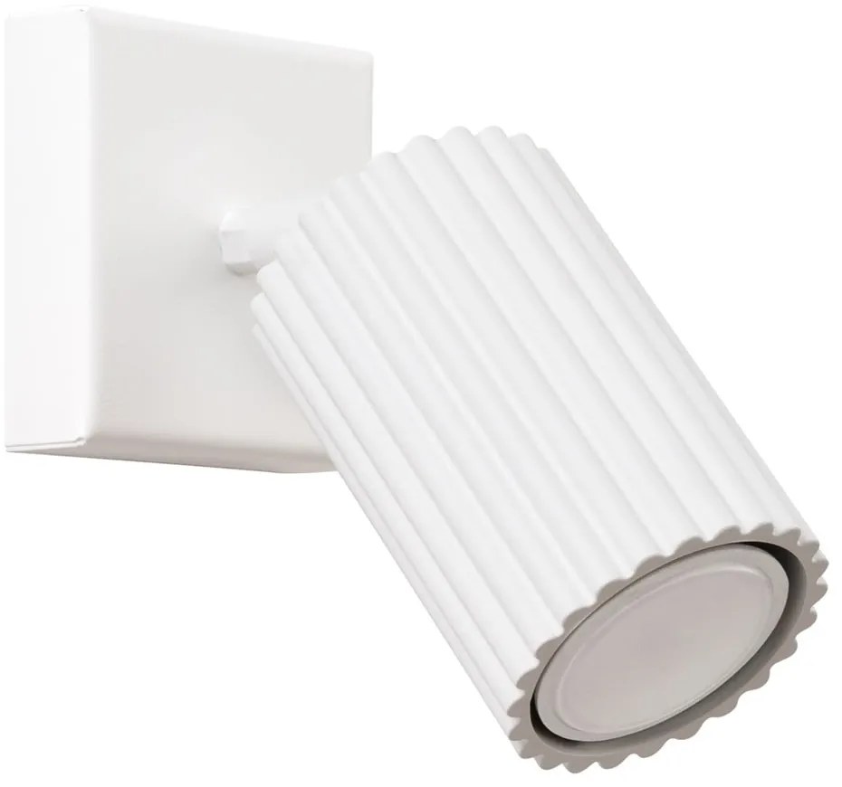 Biała lampa punktowa 8x16 cm Gleam – Sollux