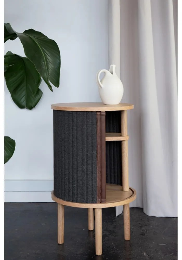 Okrągły stolik z litego drewna dębowego ø 38 cm Audacious – UMAGE