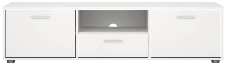 Biała szafka pod TV 147x38 cm Media – Tvilum