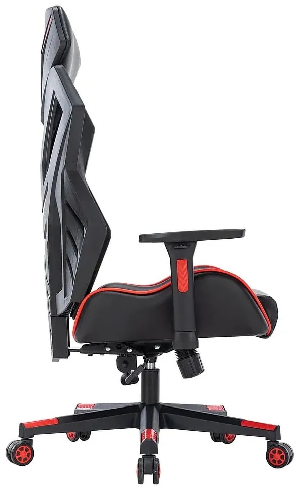 Fotel gamingowy REVOLT czarno- czerwony SIGNAL