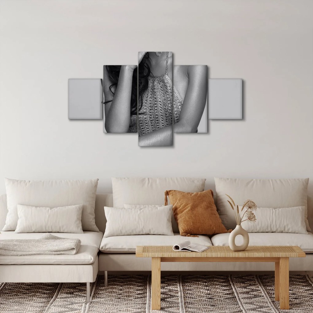 Obraz - Siedząca kobieta (125x70 cm)