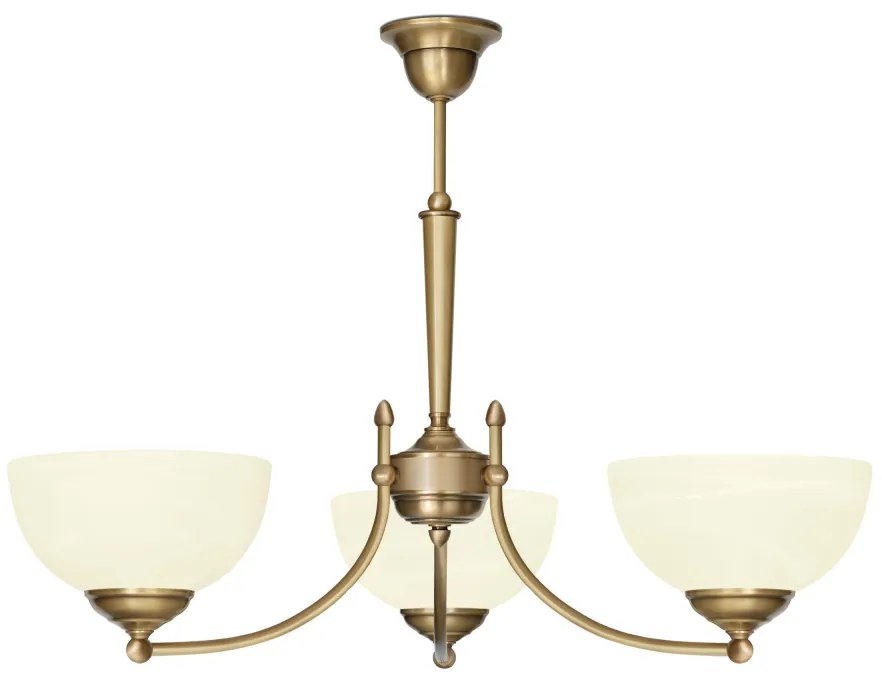 Stylowy złoty żyrandol mosiężny Y-S3AC