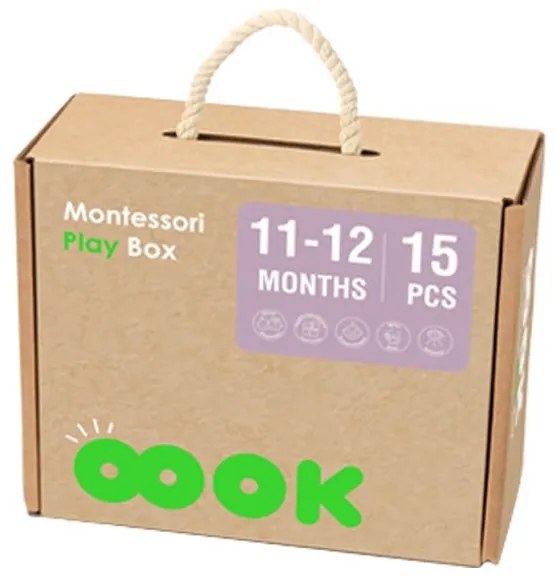 Tooky toy box pudełko xxl montessori edukacyjne 5w1 sensoryczne 11-12 mies