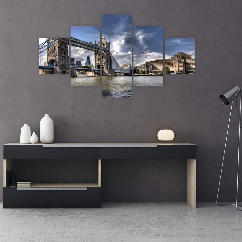 Obraz -  Tower Bridge w Londynie (125x70 cm)
