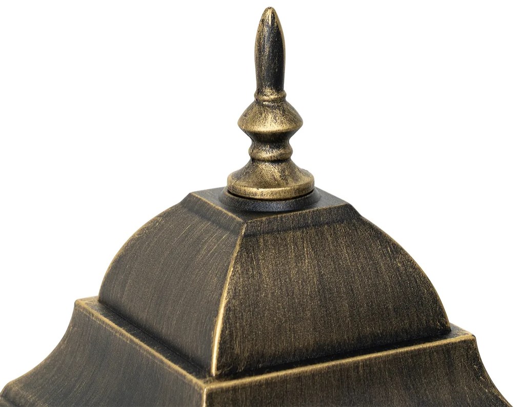Zewnetrzna Antyczna latarnia ogrodowa w kolorze starego złota 45 cm - Antigua klasyczny/Antyczny Oswietlenie zewnetrzne