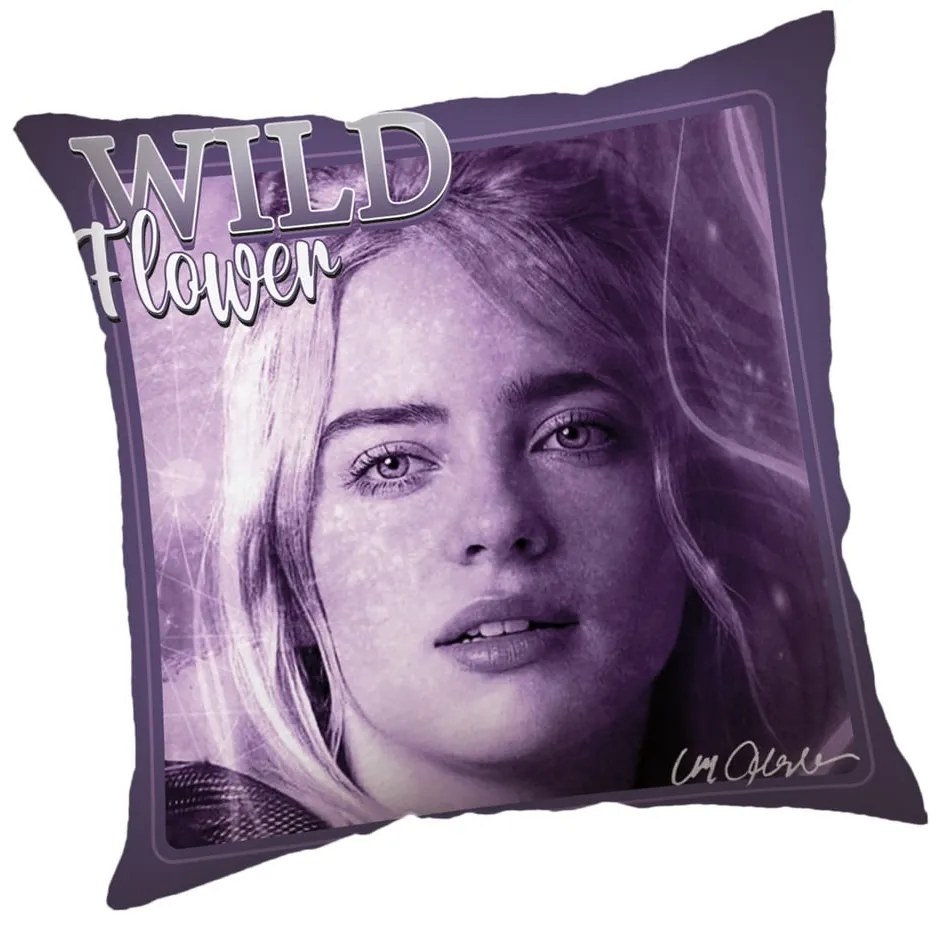 Poduszka dziecięca 40x40 cm Billie Eilish – Jerry Fabrics