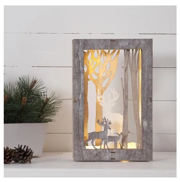 Eglo 410415 - LED Dekoracja bożonarodzeniowa FAUNA 10xLED/0,03W/2xAA