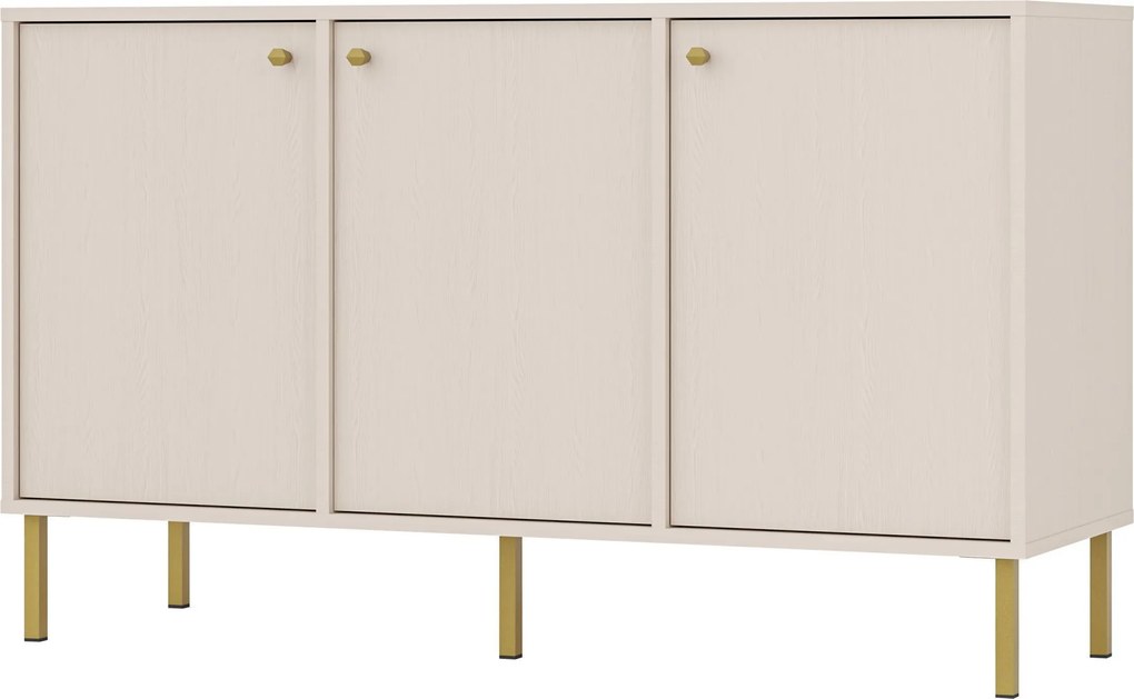 Komoda TORINO 125 cm do Salonu Sypialni Odcienie beżu