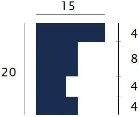 Drewniane lustro minimalistyczne biały dąb F7-R70