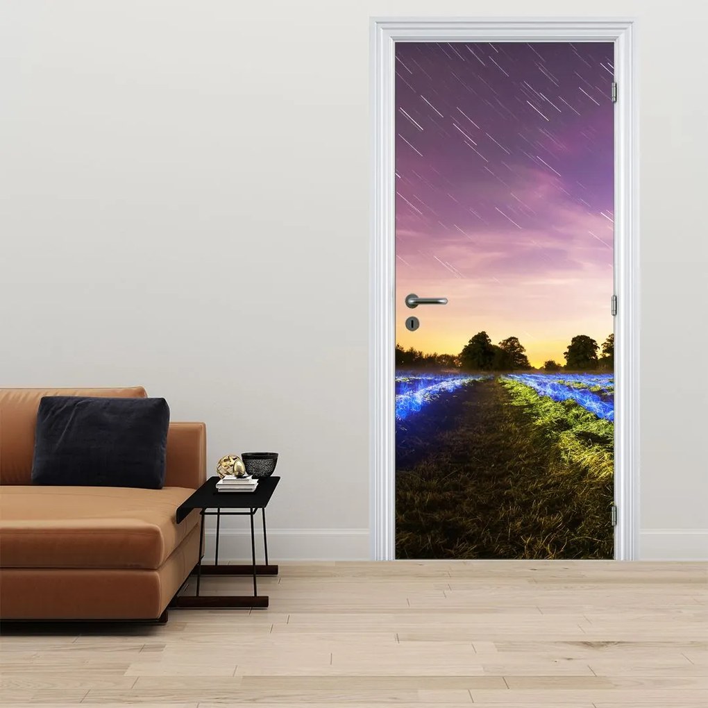 Fototapeta na drzwi - Kolorowe pole (95x205cm)
