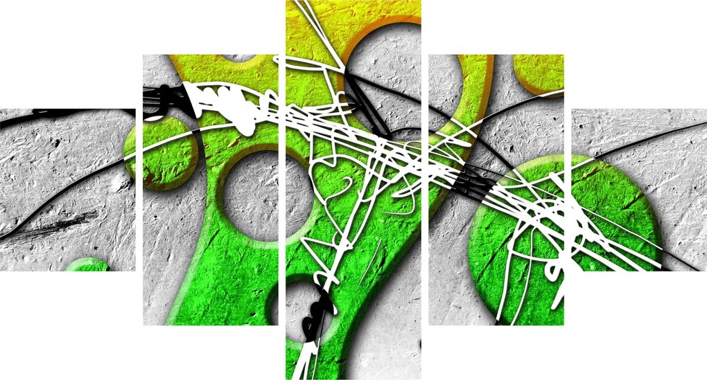 Abstrakcyjny obraz (125x70 cm)
