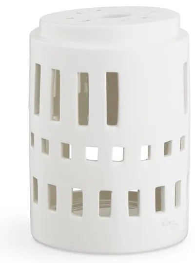 Biały ceramiczny świecznik Kähler Design Urbania Lighthouse Little Tower