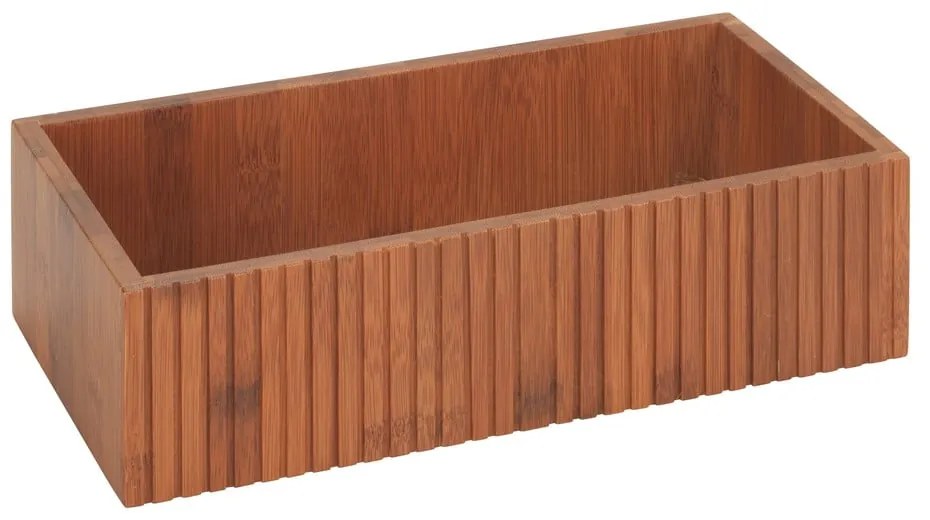 Bambusowy pojemnik w naturalnym kolorze 30x15x8 cm Mera – Wenko