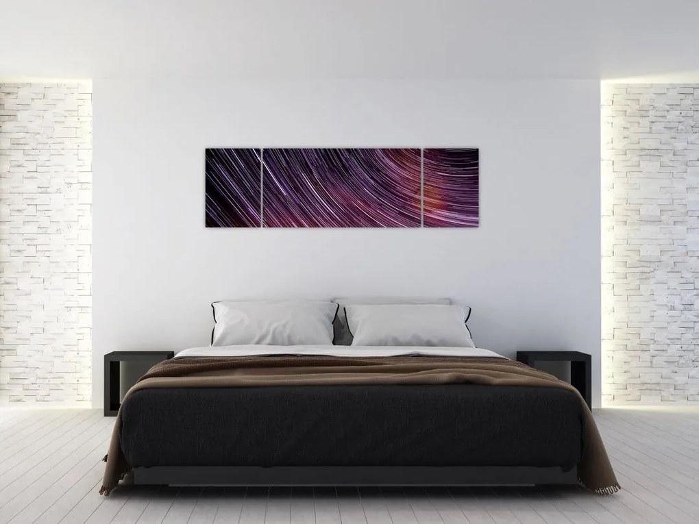 Obraz rozmytych gwiazd na niebie (170x50 cm)