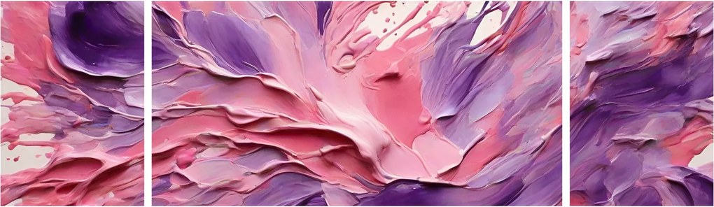 Obraz - Romantyczna abstrakcja (170x50 cm)