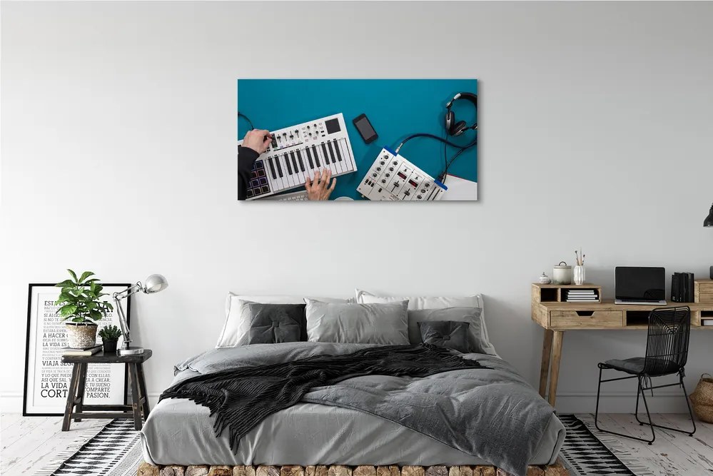 Obraz drukowany na płótnie Sprzęt Do Miksowania Muzyki