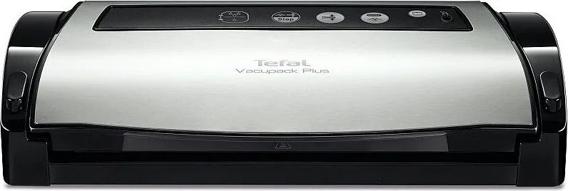 Tefal Vacupack Plus YY3107FB Zgrzewarka i Pakowarka Próżniowa Czarny/Stal Nierdzewna z Akcesoriami i Panelem Cyfrowym