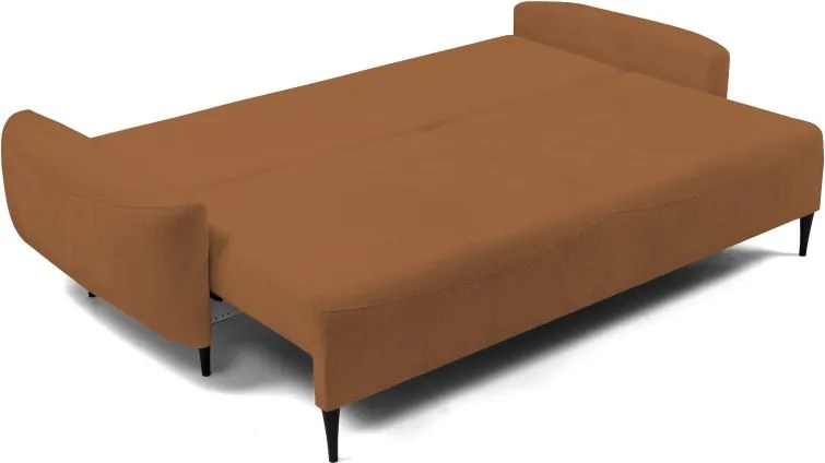 Sofa BOHO z funkcja spania i pojemnikiem MIEDZIANY PERFECT HARMONY 56