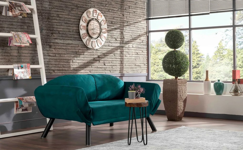 Sofa rozkładana Genzo Petrol Blue