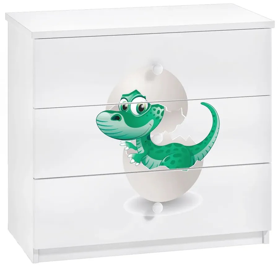 Komoda dziecięca z szufladami dino - Rostok 10X