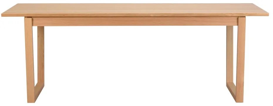 Naturalny stół do jadalni w dekorze dębu Rowico Colonsay, 215x96 cm