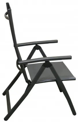 EXPERT ACTIVE szary - zestaw ogrodowy aluminiowy 4+1
