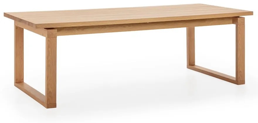 Stół z blatem w dekorze dębu 100x220 cm Rina – Marckeric
