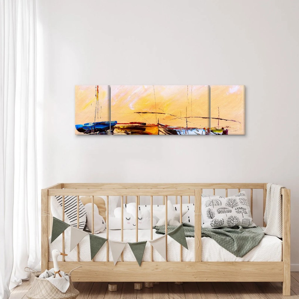 Obraz - Obraz statku (170x50 cm)