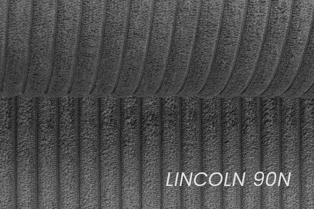 Narożnik Avia L z funkcją spania uniwersalny prawo/lewostronny - szary sztruks Lincoln 90