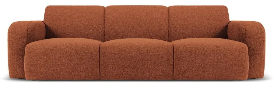 Brązowa sofa z materiału bouclé 235 cm Molino – Micadoni Home