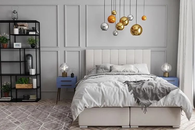 Pojedyncze łóżko boxspring Toxo 80x200 - 32 kolory