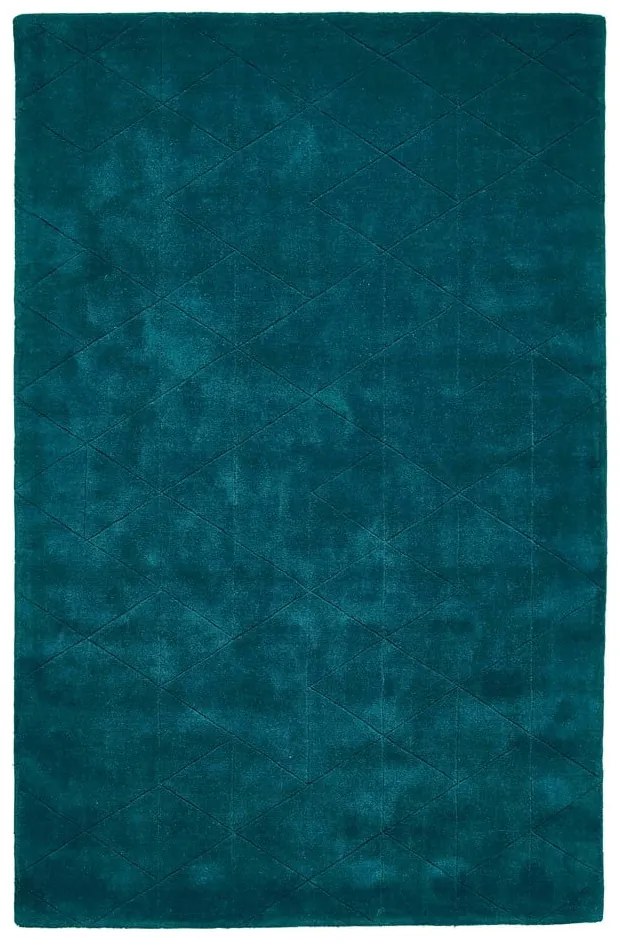 Zielony wełniany dywan Think Rugs Kasbah, 120x170 cm