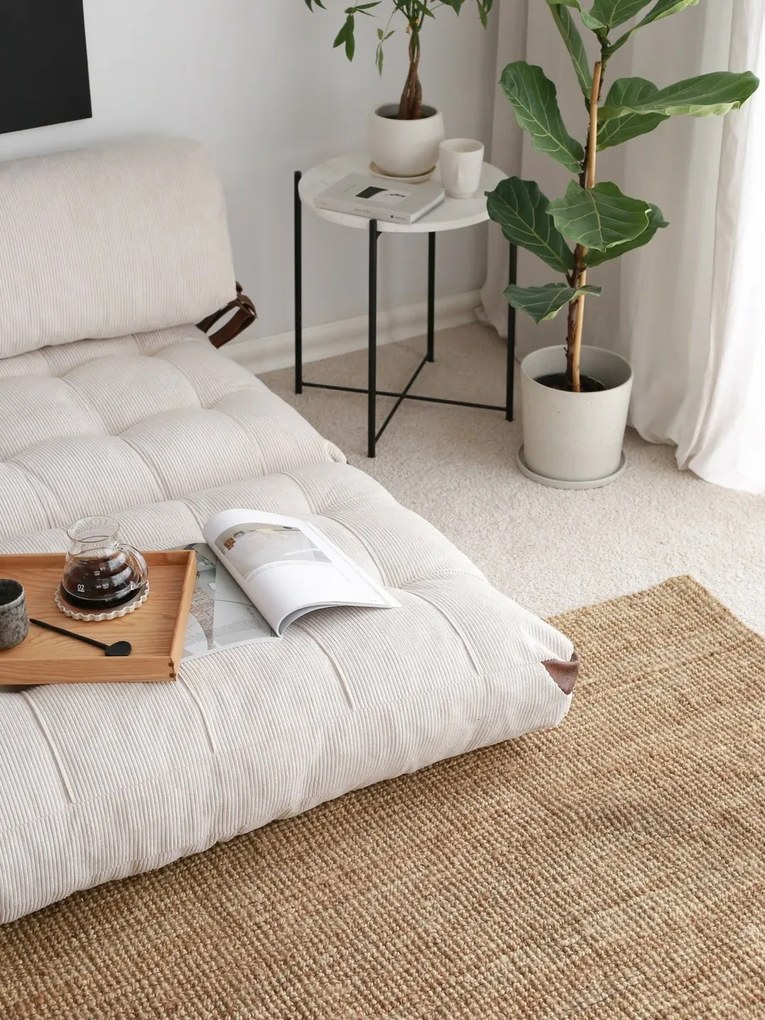 Sofa rozkładana Kadife 2 White