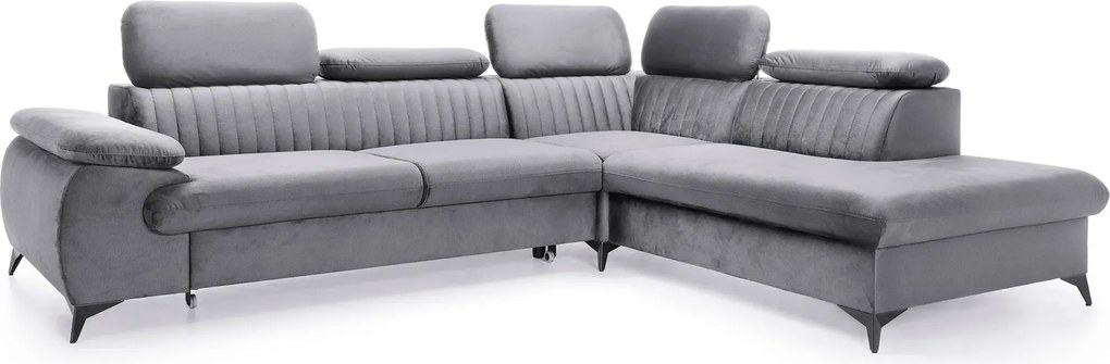 Ciemnoszary narożnik w kształcie litery L H7-F44