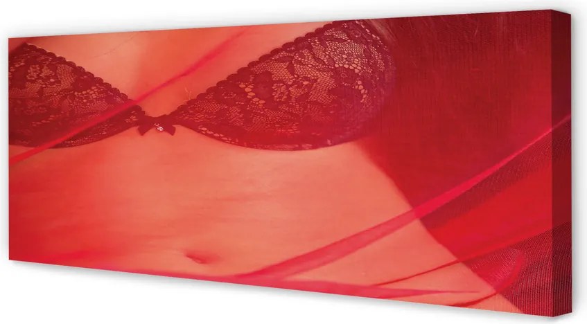 Obraz na płótnie Kobieta w Czerwonym Tiulu