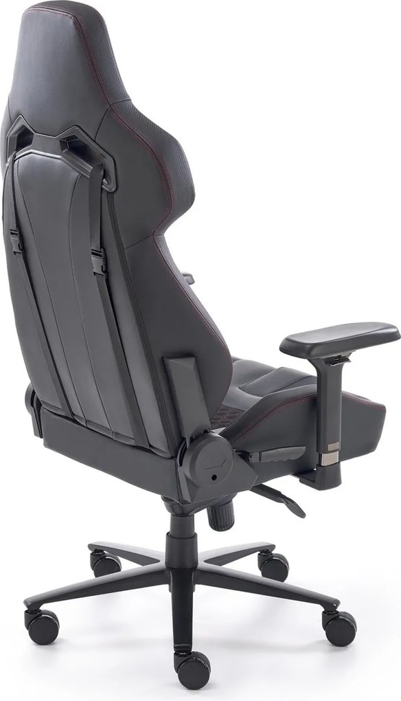 Czarny fotel do gamingu Baldur Halmar