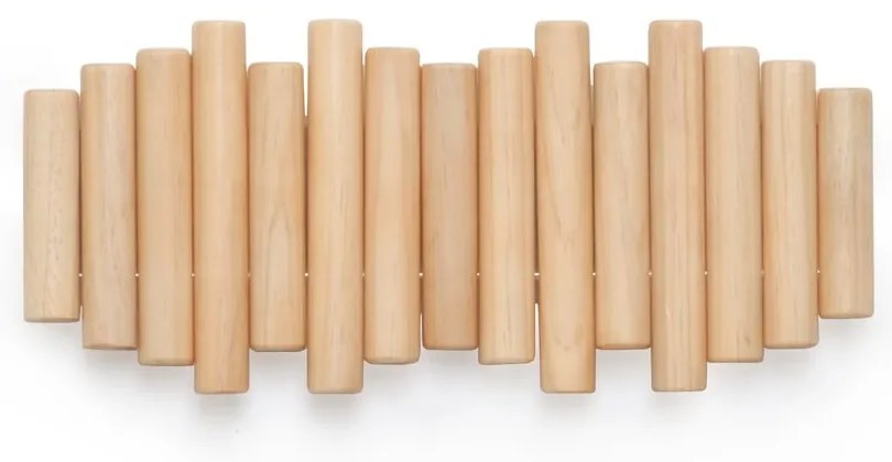 Wieszak ścienny z drewna sosnowego Picket – Umbra